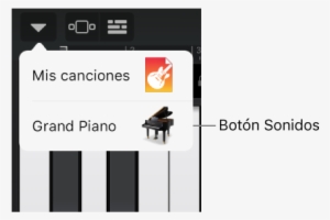 Menú De Navegación - Garageband #4227747
