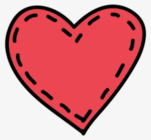 Stitched Heart Icon - Cartoon #4227811