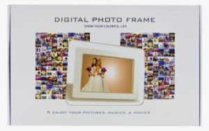 7'' Lcd Led Cadre Photo Numérique Mp3 Vidéo + Télécommande #4227959