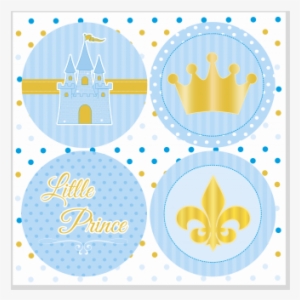 Cartela Adesiva Coroa Azul - Blue #4228039