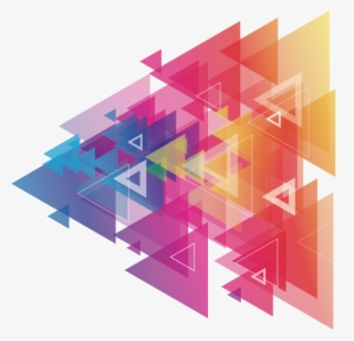 Triangles Pattern Abstract - Formas Triangulares Png #4228082