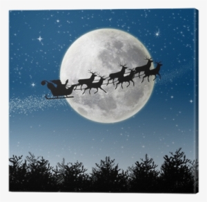 Santa Sleigh Moon #4228444