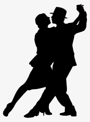 Dance Couples Silhouettes - Tango Dance Silhouette #4228571