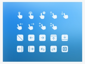 Gesture And Transition Icons - 進 研 ゼミ 中 1 #4228839