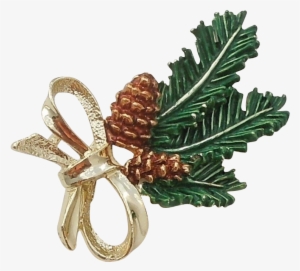 Gerry's Vintage Christmas Pine Bough And Pine Cones - Vintage Christmas Images Png #4229612