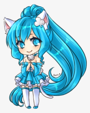Cat Ears, Chibi, And Dress Image - Illustration #4229768