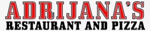 Adrijana's Restaurant And Pizza Logo #4229845