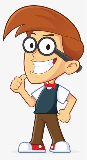 Free Nerd Geek Giving Thumbs Up People High Resolution - Thinking Clipart Png #4229852