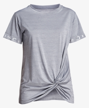 Knot Tee, Grey Melange, , Hi-res - Edykt03279 Kteh #4230072