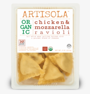 Organic Chicken & Mozzarella Ravioli - Food #4231041