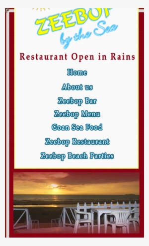 Zeebop Beach Restaurant In Goa Has Its Very Own “independent - Restaurant #4231042
