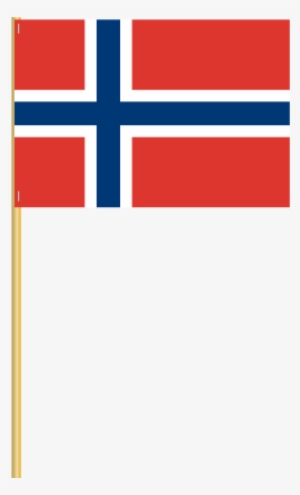 Norway Cotton Stick Flag - King Duvet #4231381