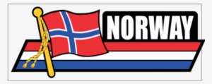 Norway Flag Car Sidekick Decal - Flag Car Auto Sidekick Trunk Bumper Fender Window Decals #4231706