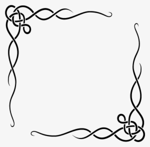 Vinilo Marco De Lazos Abstractos - Transparent Border For Word #4232513