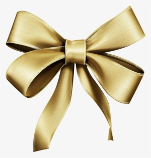 Golden Bow Transparent Decorative - Semana Mundial Do Aleitamento Materno #4233093