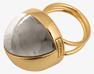 Ioaku The Planet Ring Gold Light Grey - Gold #4233213