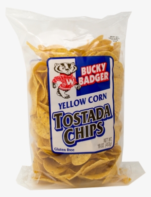 Bucky Badger Yellow Tostada Chips - Bucky Badger #4233998