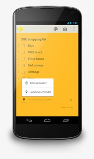 Google Has Updated The Keep Service With Some New Functionality, - Keep App #4234055