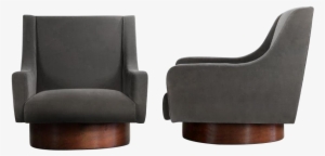 Swivel Lounge Chairs After Milo Baughman - Milo Baughman #4234414