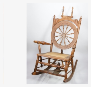 19th Century Spinning Wheel Rocking Chair - Ebth, Inc. #4234512