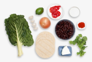 Smoky Swiss Chard & Black Bean Tostadas With Queso - Tostada #4234531