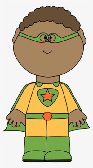 Back To School Clipart Superhero - Little Boy Super Hero Clipart #4234575