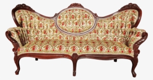 Victorian Floral Velvet Sofa - Velvet #4234699