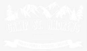 Csa Mountains Emblem Wht - Never Lost In Mountains Throw Blanket #4234820