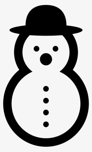 Png File - Snowman Png Black And White #4235039