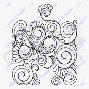 Lt 2212 Tt Swirl And Feathers - Line Art #4235360 Lt 2212 Tt Swirl And Feathers - Line Art #4235360