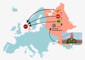 Pro-kremlin Disinformation In Denmark - Europe Map Vector Free #4235469
