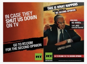 Russia Today Launches Controversial Ad Campaign - News Channel Ad Campaign #4235792