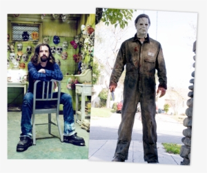 Halloween Director Rob Zombie On Set And Tyler Mane - Michael Myers Unmasked 2018 #4237851