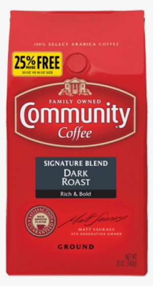 Ground Dark Roast Coffee - Community Coffee New Orleans Blend Ground #4238089
