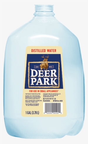 1 Gallon Jug Of Deer Park Distilled Water #4238326