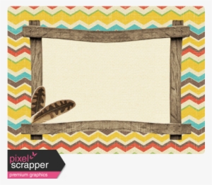 Wood Frame Indian Pattern - Window Blind #4239282