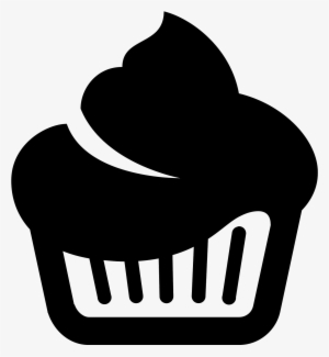 Its A Cupcake With A Large Portion Of Frosting Which - Confectionery Icon #4239556