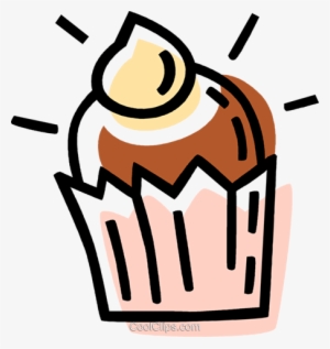 Cupcake Royalty Free Vector Clip Art Illustration - Clip Art #4239666