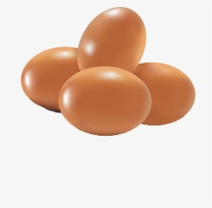 Brown Egg Png Image Background - Food Vector #4239693