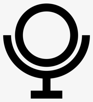 This Icon Is Depicting A Bathroom Mirror On A Stand - Mirror Icon Png #4239838