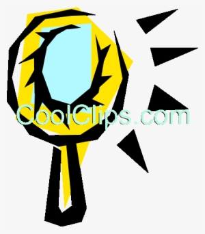 Mirror Royalty Free Vector Clip Art Illustration - Good Luck Animation #4240006