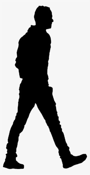 Vector Graphics,free Pictures, Free - Silueta De Persona Caminando Png #4240616