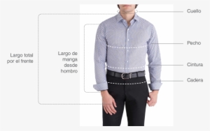 Camisa Casual Silueta Básica - Gentleman #4240940