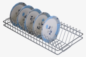 Ss Plate Rack, Stainless Steel Plate Basket, Stainless - Stainless Steel #4241104
