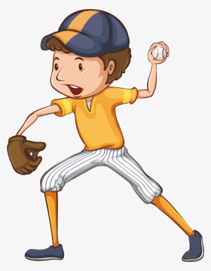 Baseball Player Clipart #4241382