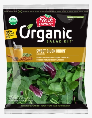 Sweet Dijon Onion Organic Salad Kit - Fresh Express Salad Kit, Bacon Caesar - 8 Oz Bag #4241506