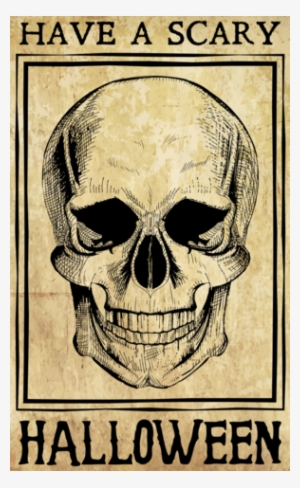 Have A Scary Halloween Skull - Coloring Books For Grown Ups - Skulls #4241527