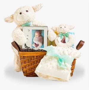 Nap Time With Lamb Baby Gift Basket - Baby Gift Sets #4241667