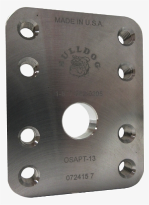 13 Mm Offset Threaded Plate, Aluminum - Prosthesis #4241725