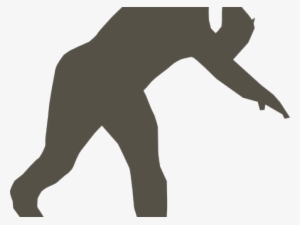 Baseball Player Clipart - Grey Baseball Pitcher Shadow Tile Coaster #4241786